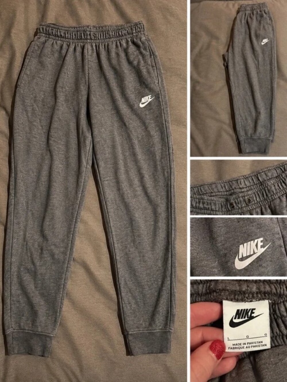 Nike Gray Jogger Sweatpants
